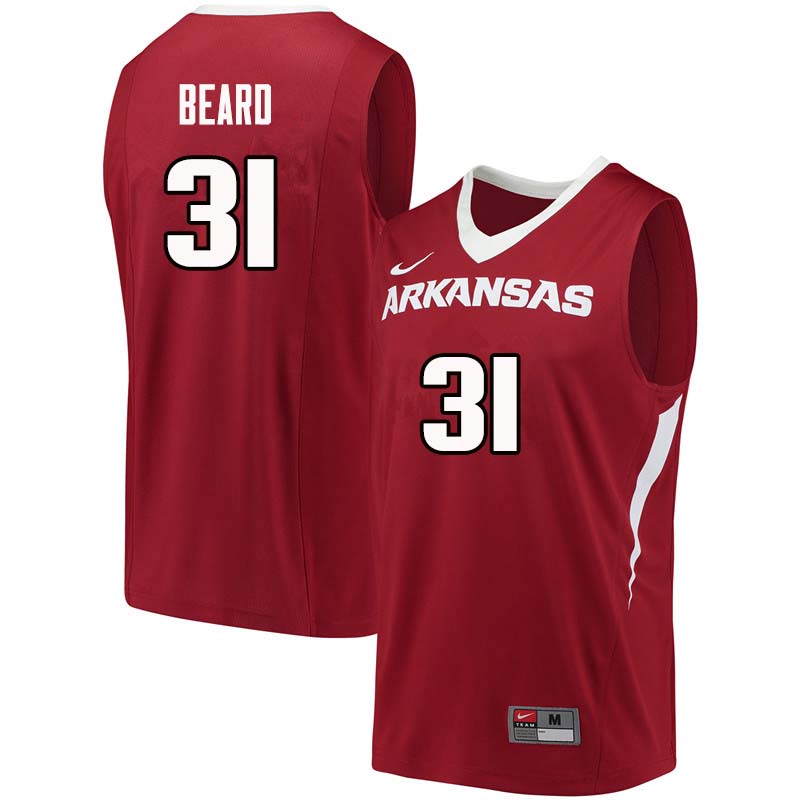 Men #31 Anton Beard Arkansas Razorback College Basketball Jerseys Sale-Cardinal